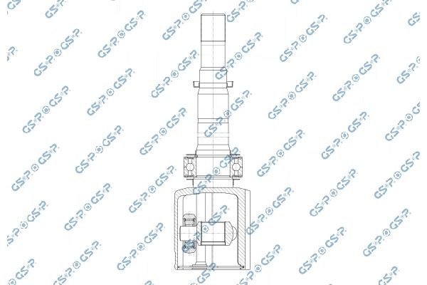Jungčių komplektas, kardaninis velenas GSP 603493