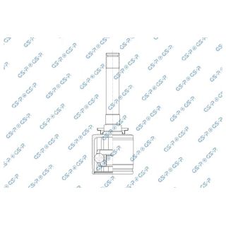 Jungčių komplektas, kardaninis velenas GSP 603500