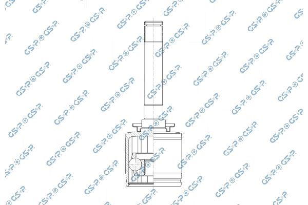 Jungčių komplektas, kardaninis velenas GSP 603500