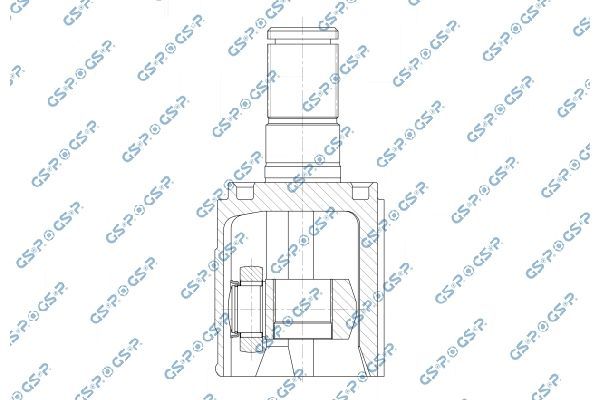 Jungčių komplektas, kardaninis velenas GSP 603516