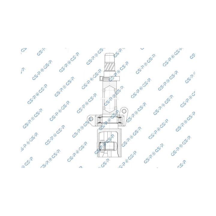 Jungčių komplektas, kardaninis velenas GSP 603518