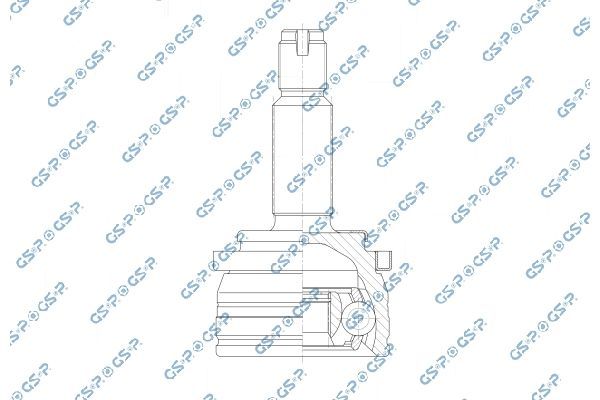 Jungčių komplektas, kardaninis velenas GSP 802303