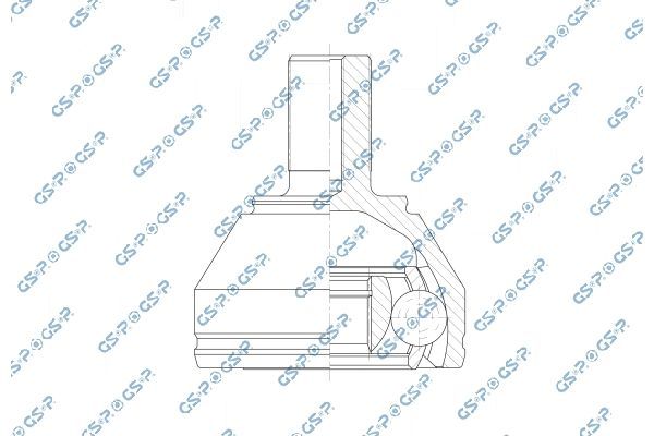 Jungčių komplektas, kardaninis velenas GSP 803445