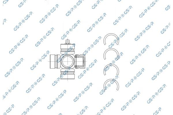Jungtis, kardaninis velenas GSP UJ900022