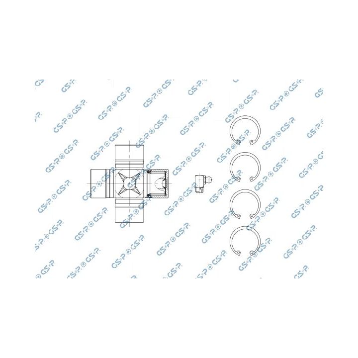 Jungtis, kardaninis velenas GSP UJ900144