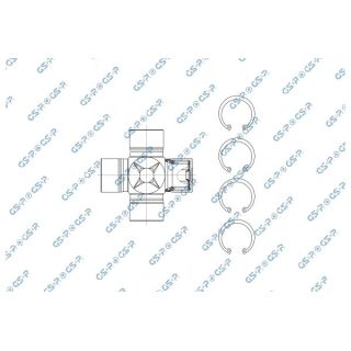Jungtis, kardaninis velenas GSP UJ900161