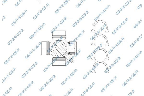 Jungtis, kardaninis velenas GSP UJ900165