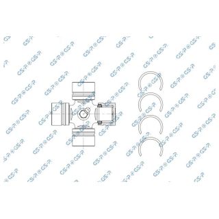 Jungtis, kardaninis velenas GSP UJ900169