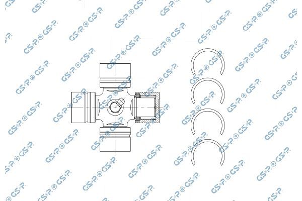 Jungtis, kardaninis velenas GSP UJ900169