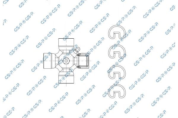 Jungtis, kardaninis velenas GSP UJ900186