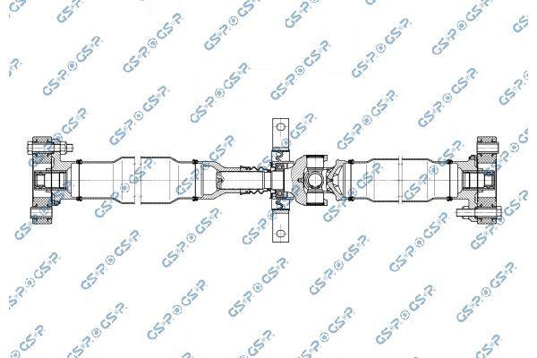 šarnyrinis velenas, ašies pavara GSP PS901738