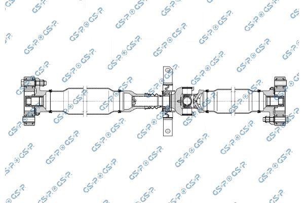 šarnyrinis velenas, ašies pavara GSP PS901739