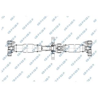šarnyrinis velenas, ašies pavara GSP PS901742