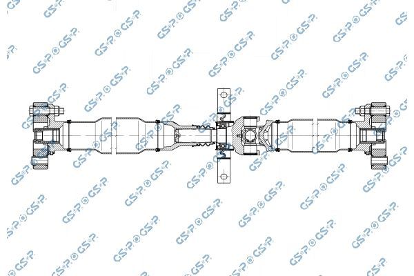 šarnyrinis velenas, ašies pavara GSP PS901742