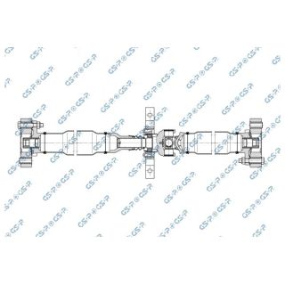 šarnyrinis velenas, ašies pavara GSP PS901756