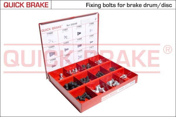 Asortimentas, varžtas QUICK BRAKE 0004B