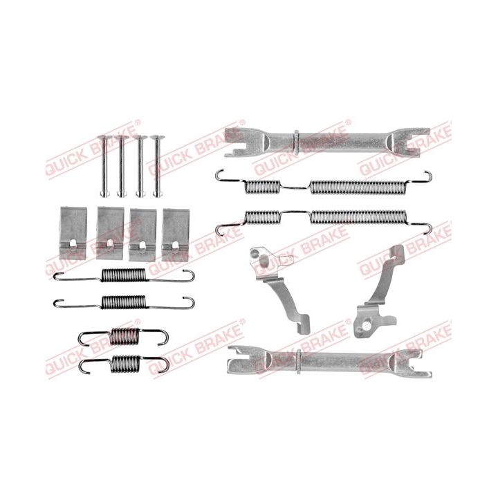 Priedų komplektas, stabdžių trinkelės QUICK BRAKE 105-0017S