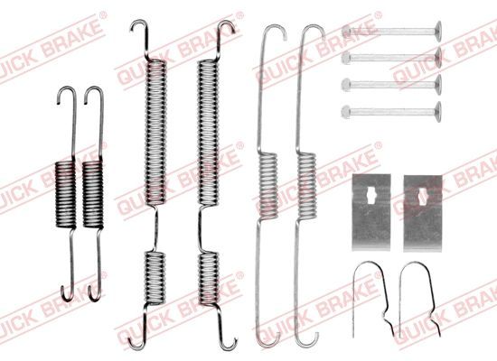 Priedų komplektas, stabdžių trinkelės QUICK BRAKE 105-0024