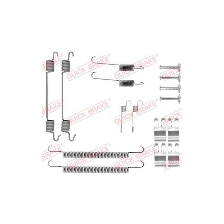 Priedų komplektas, stabdžių trinkelės QUICK BRAKE 105-0029