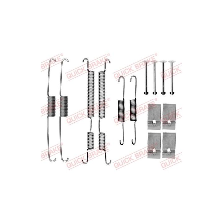 Priedų komplektas, stabdžių trinkelės QUICK BRAKE 105-0035