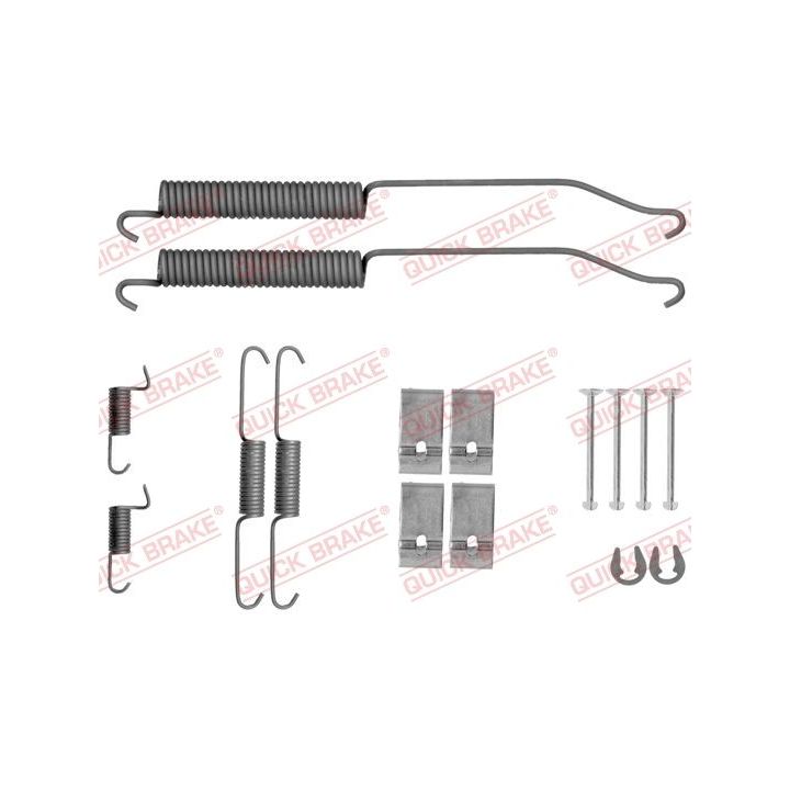 Priedų komplektas, stabdžių trinkelės QUICK BRAKE 105-0036