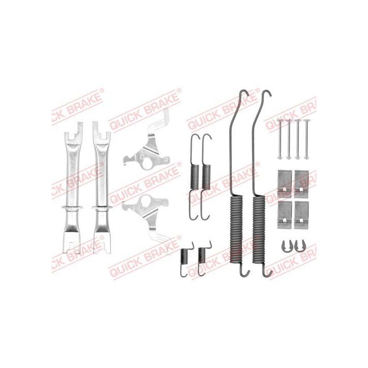 Priedų komplektas, stabdžių trinkelės QUICK BRAKE 105-0036S