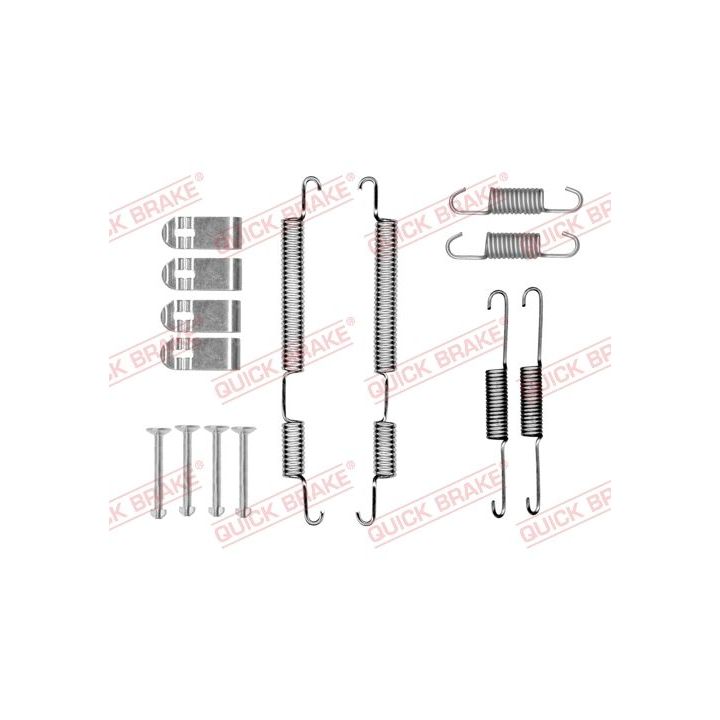 Priedų komplektas, stabdžių trinkelės QUICK BRAKE 105-0045