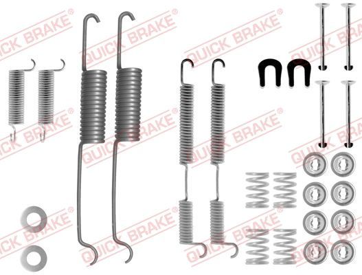 Priedų komplektas, stabdžių trinkelės QUICK BRAKE 105-0518