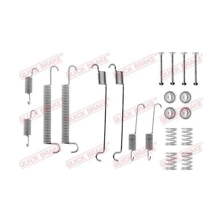Priedų komplektas, stabdžių trinkelės QUICK BRAKE 105-0560