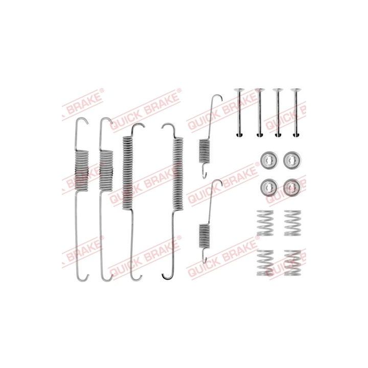 Priedų komplektas, stabdžių trinkelės QUICK BRAKE 105-0640