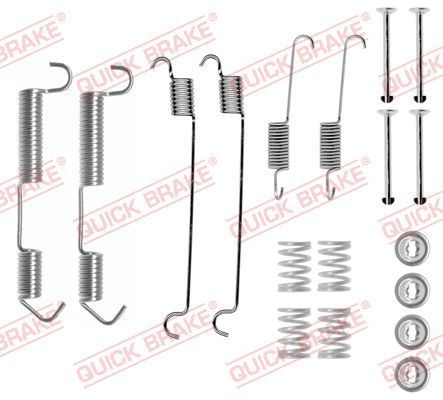 Priedų komplektas, stabdžių trinkelės QUICK BRAKE 105-0646