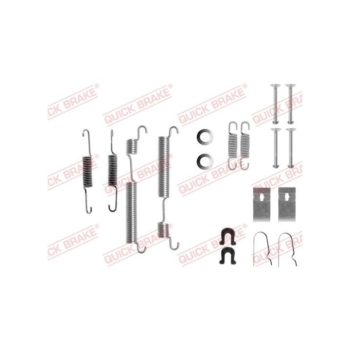 Priedų komplektas, stabdžių trinkelės QUICK BRAKE 105-0653