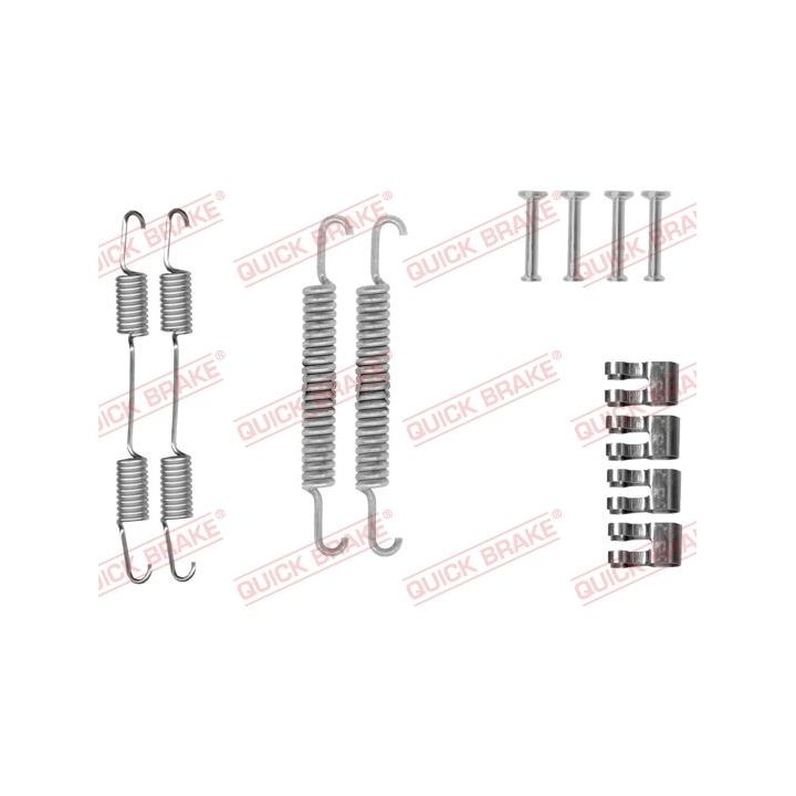 Priedų komplektas, stabdžių trinkelės QUICK BRAKE 105-0666