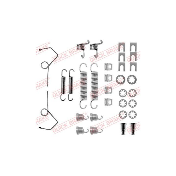 Priedų komplektas, stabdžių trinkelės QUICK BRAKE 105-0686