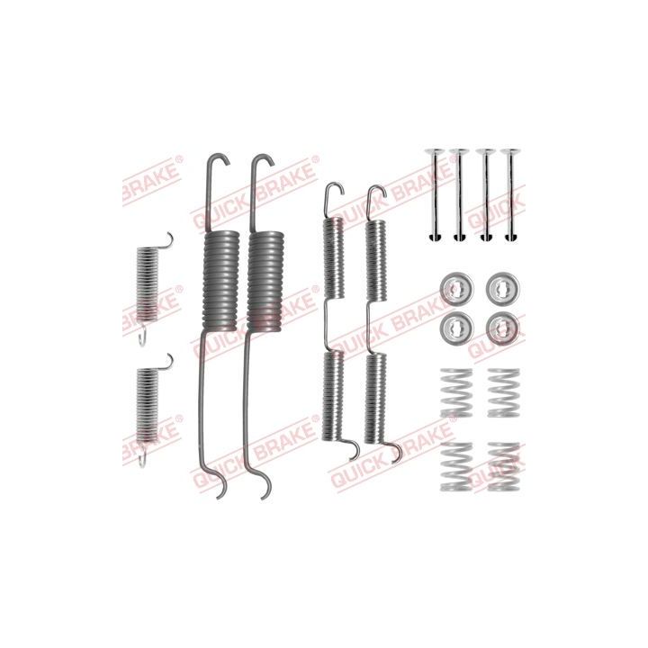 Priedų komplektas, stabdžių trinkelės QUICK BRAKE 105-0687
