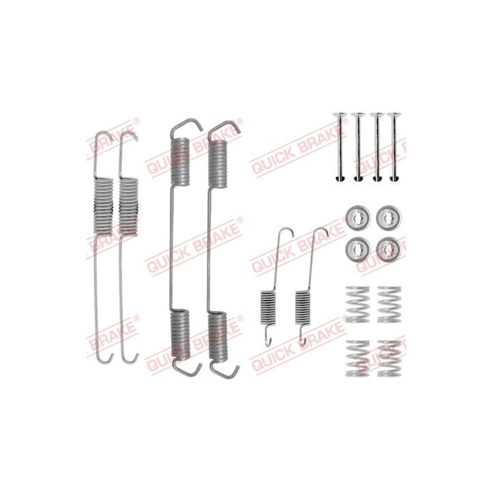 Priedų komplektas, stabdžių trinkelės QUICK BRAKE 105-0689