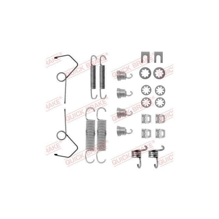 Priedų komplektas, stabdžių trinkelės QUICK BRAKE 105-0719