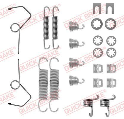 Priedų komplektas, stabdžių trinkelės QUICK BRAKE 105-0719
