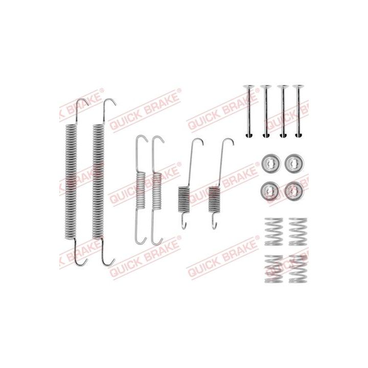 Priedų komplektas, stabdžių trinkelės QUICK BRAKE 105-0757