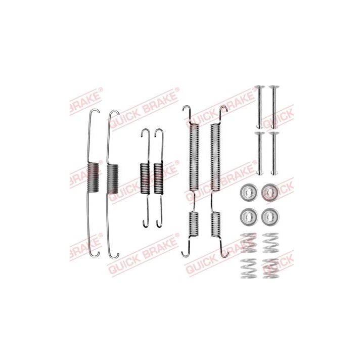 Priedų komplektas, stabdžių trinkelės QUICK BRAKE 105-0813