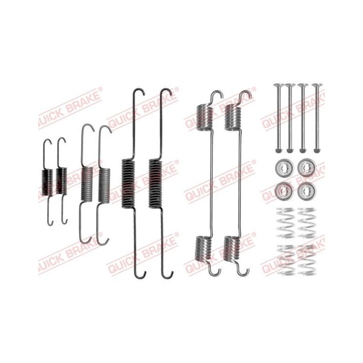 Priedų komplektas, stabdžių trinkelės QUICK BRAKE 105-0817