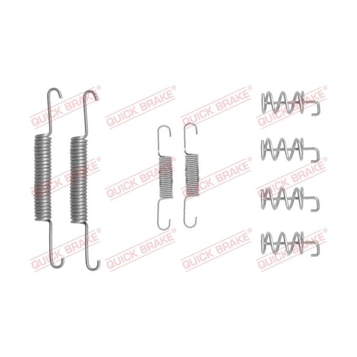 Priedų komplektas, stovėjimo stabdžių trinkelės QUICK BRAKE 105-0832