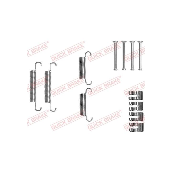 Priedų komplektas, stovėjimo stabdžių trinkelės QUICK BRAKE 105-0839