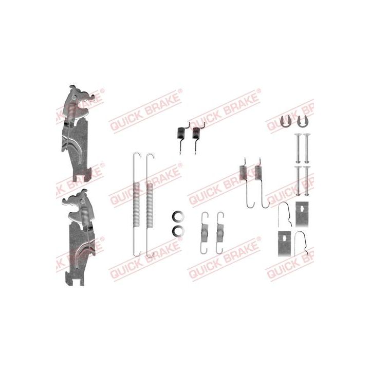 Priedų komplektas, stabdžių trinkelės QUICK BRAKE 105-0847S