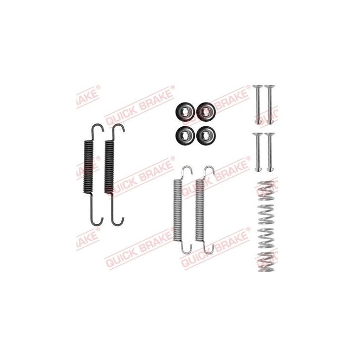 Priedų komplektas, stovėjimo stabdžių trinkelės QUICK BRAKE 105-0893