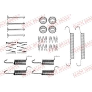 Priedų komplektas, stovėjimo stabdžių trinkelės QUICK BRAKE 105-0899