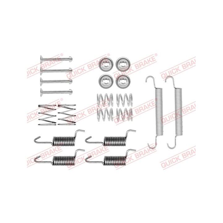 Priedų komplektas, stovėjimo stabdžių trinkelės QUICK BRAKE 105-0899