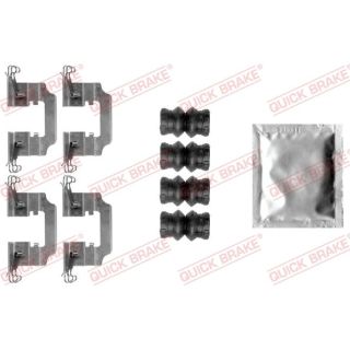 Priedų komplektas, diskinių stabdžių trinkelės QUICK BRAKE 109-0008