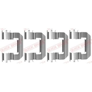 Priedų komplektas, diskinių stabdžių trinkelės QUICK BRAKE 109-0014