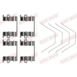 Priedų komplektas, diskinių stabdžių trinkelės QUICK BRAKE 109-0016